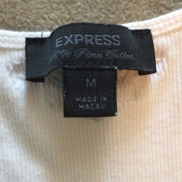 Express Ribbed Race back tank top - Picture 7 of 8